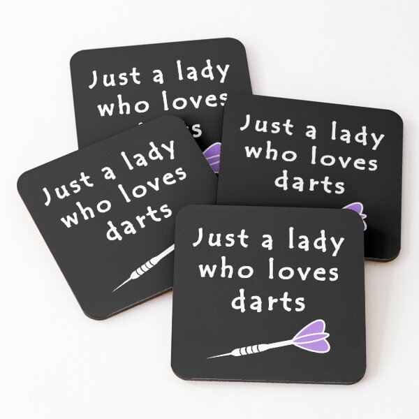 Item preview, Just a lady who loves darts designed and sold by TheGreenGoat.