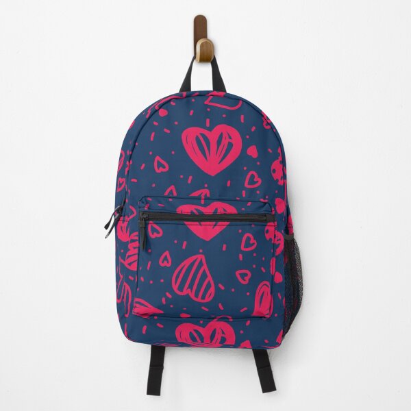Item preview, Hearts pattern pink and purple designed and sold by CaptainTigra.