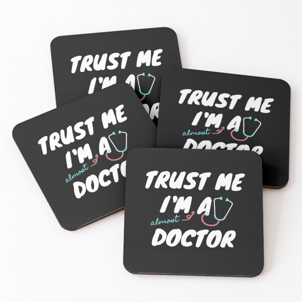 Item preview, Trust Me I'm Almost a Doctor | Funny Gift Ideas for Med School & Graduation Presents for Students designed and sold by knapst.