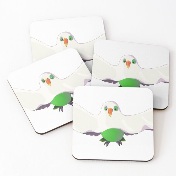 Item preview, Ghost Eclectus Goes Boo designed and sold by RaisedCrests.