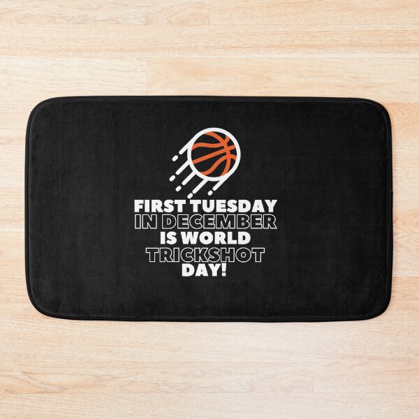 Item preview, First Tuesday in December is world trick shot day designed and sold by Lisa Lucero.