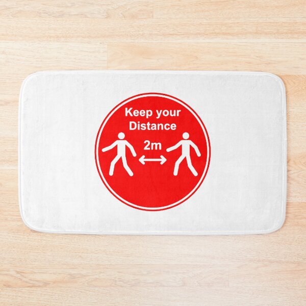 Item preview, 'keep your distance' COVID-19 signage designed and sold by timothybeighton.