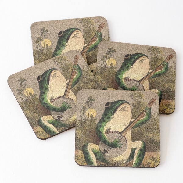 Item preview, Frog playing the Banjo design designed and sold by freakydutchkid.