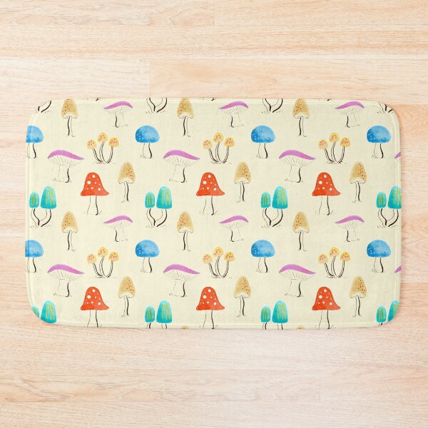 Item preview, Forest mushrooms pattern designed and sold by Ochopanteras.