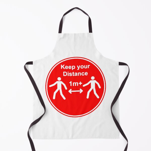 Item preview, 'keep your distance' COVID-19 signage 1 meter designed and sold by timothybeighton.