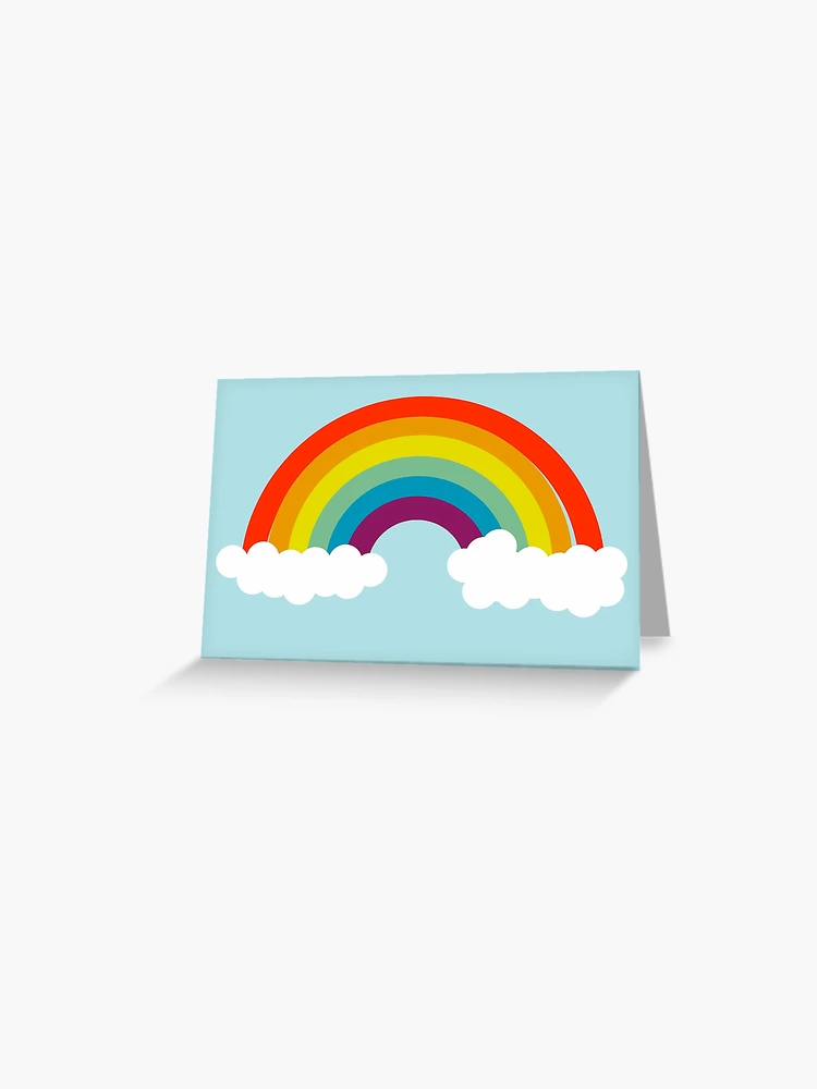 Rainbow Pens Arranged On White Background Greeting Card by Cavan Images