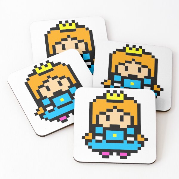 Item preview, pixel cute princess retro gamer designed and sold by PabsCellaneous.