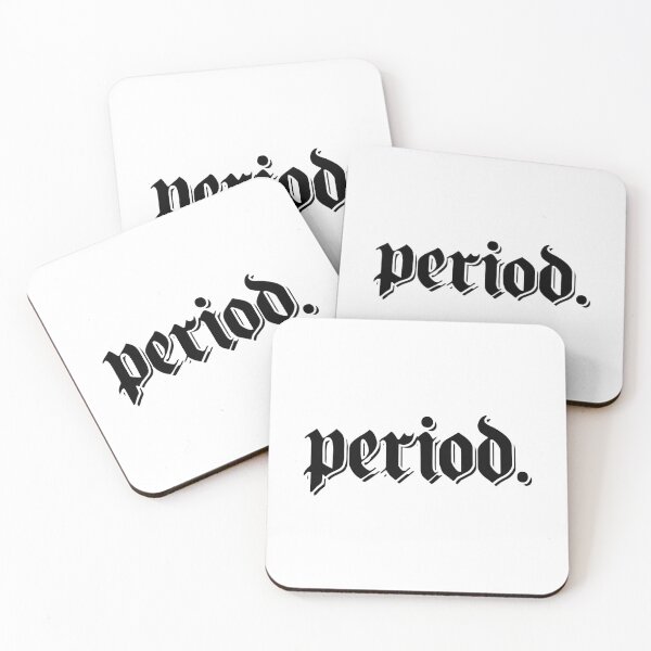 Item preview, PERIOD. black designed and sold by Bombitzky.