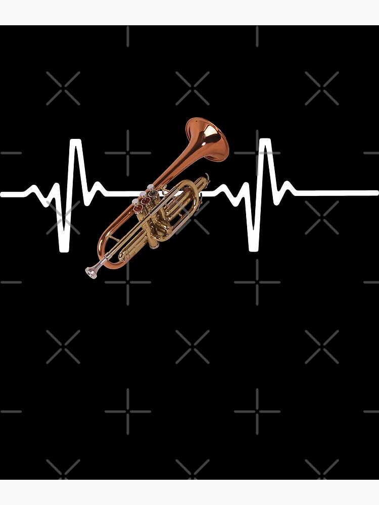 heartbeat-trumpet-poster-by-snazzymusician-redbubble