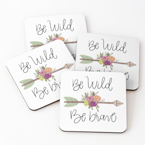 Item preview, Be Wild Be Brave designed and sold by thepizzaboy.