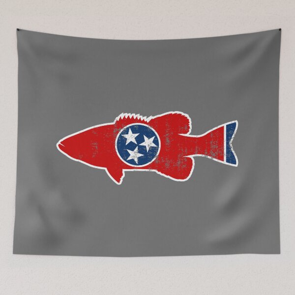 Item preview, Sumner County Bass Team Logo Distressed designed and sold by iatwalrus.