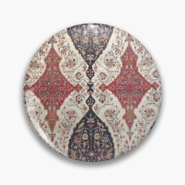 Item preview, Antique Persian Kirman Rug Print designed and sold by Vicky Brago-Mitchell®.