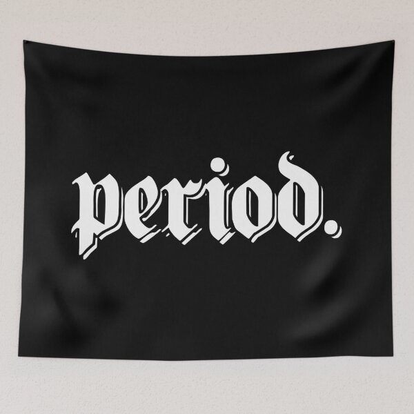 Item preview, PERIOD. white designed and sold by Bombitzky.
