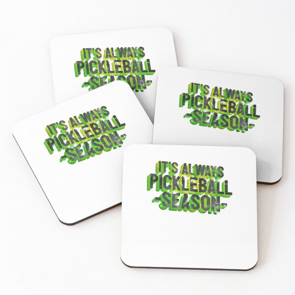 Item preview, It's Always Pickleball Season Tennis Sports Green Watercolor designed and sold by sharedipmemes.