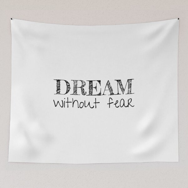 Item preview, Dream without fear quote; Motivational quote; Inspiration quote  designed and sold by cyhdesign.