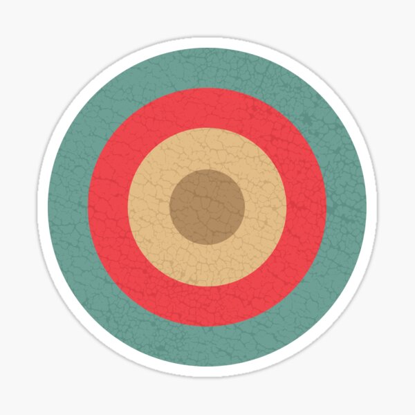 What We Can Say Is What it is Not (a Target, Bull's Eye, or an English Air Force Wing Insignia) Sticker