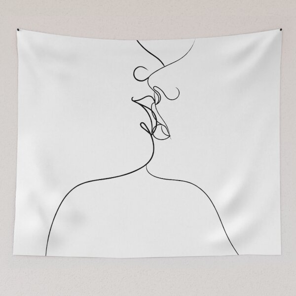 Item preview, A Moment On The Lips Line Drawing designed and sold by Adam Regester.