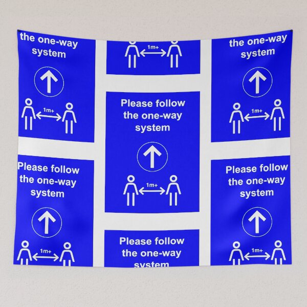 Item preview, Please follow the one way system 1m designed and sold by timothybeighton.