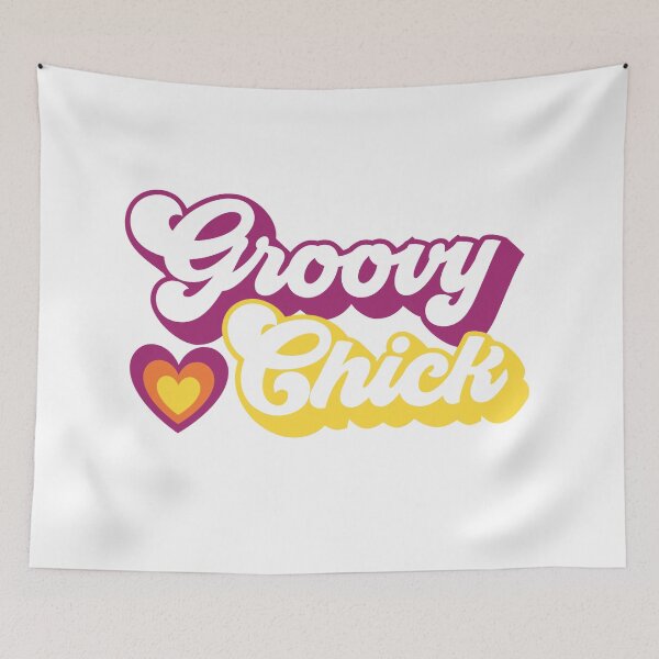 Item preview, Groovy Chick Love designed and sold by RetroPrints.