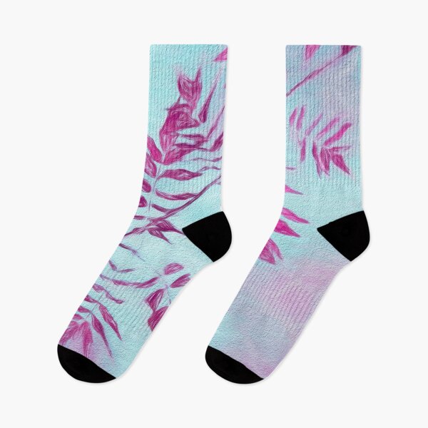 Artikelvorschau, Rosa Eberesche mit babyblauem Hintergrund entworfen und verkauft von SulkaCreative.