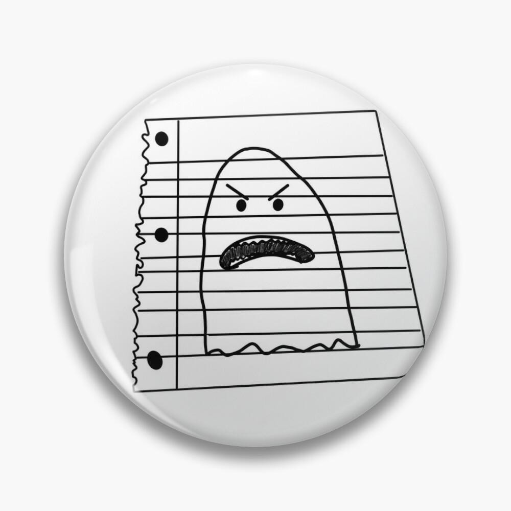 Paper Doodle Ghost Poster for Sale by yinzgotstickers