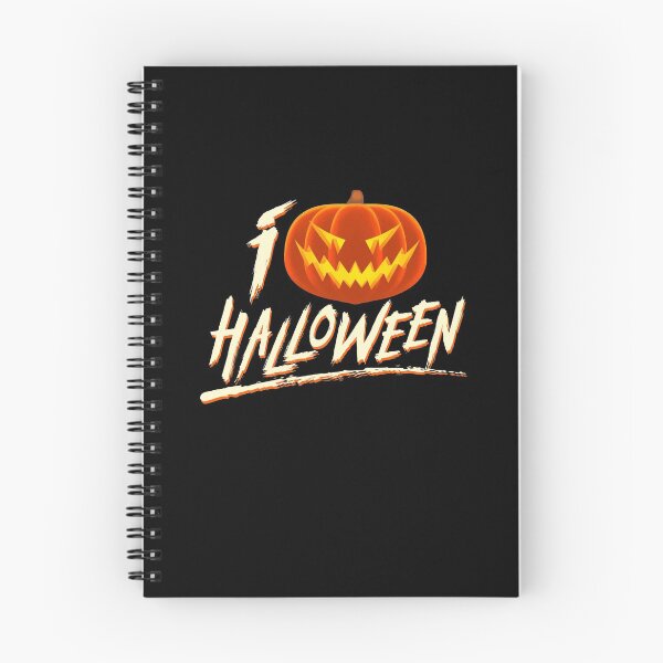 Aperçu de l'œuvre J'aime Halloween - Lanterne Jack O effrayante créée et vendue par UndeadWizard.