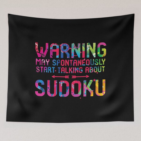Item preview, Warning May Spontaneously Start Talking About Sudoku Player designed and sold by at85productions.