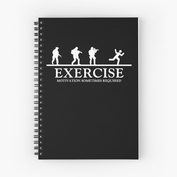 Item preview, Exercise Motivation Sometimes Required Soldiers Workout Gear designed and sold by DynamicDesign.