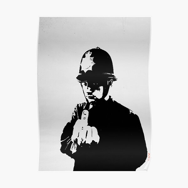 BANKSY Rude Copper Poster