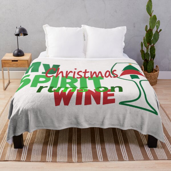 Item preview, My Christmas Spirit runs on wine designed and sold by JAZTshirt.