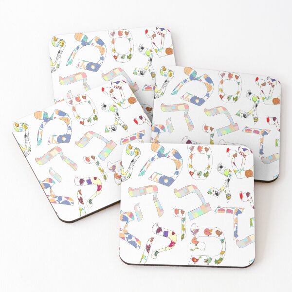 Item preview, Art products for home design with Hebrew-Israeli calligraphy - "Alphabet". designed and sold by Beitili.