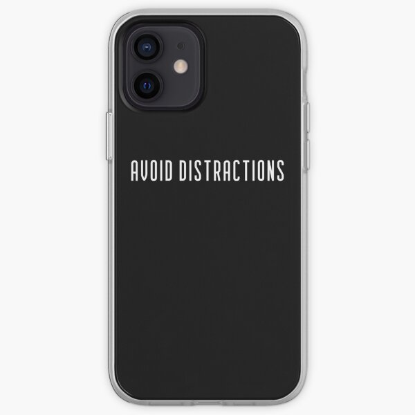 Avoid Distractions iPhone Soft Case