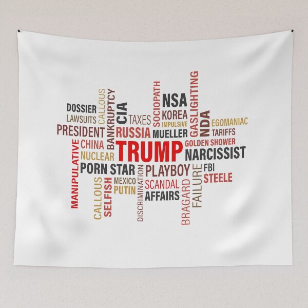 Item preview, Trump nicknames word art designed and sold by Designhub14.