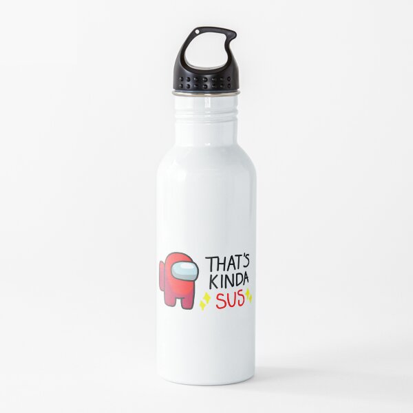 Among Us That's Kinda Sus (Red) Water Bottle