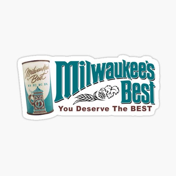 Item preview, Milwaukee's Best beer can design designed and sold by pineapplepink.