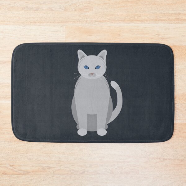 Item preview, White cat illustration designed and sold by EngineerGoC.