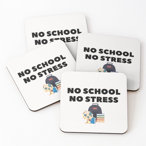 Item preview, No School No Stress designed and sold by happinestSHOP.
