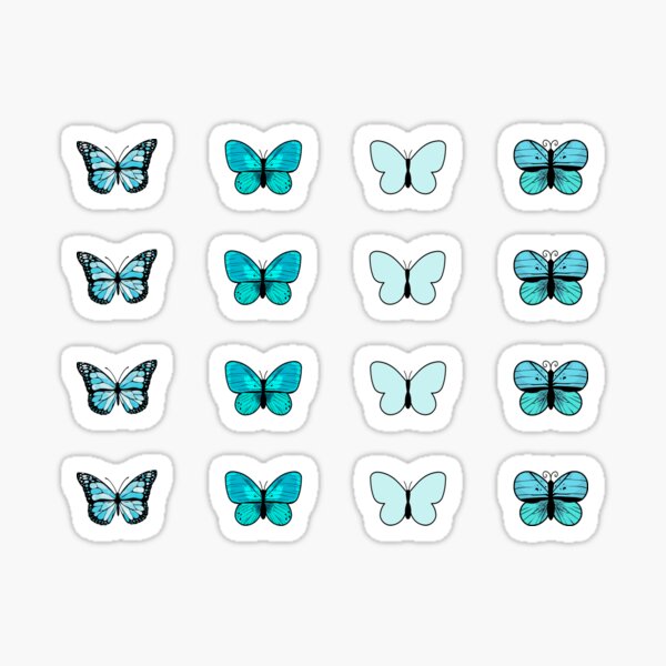 MINI Butterfly Sticker — Art by Elowyn