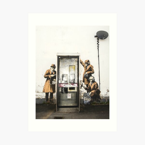 Banksy Spy Booth Art Print