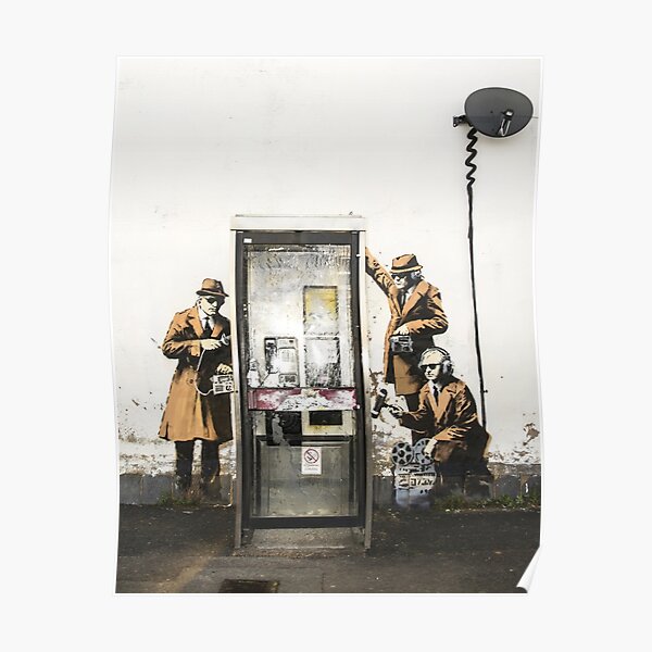 Banksy Spy Booth Poster