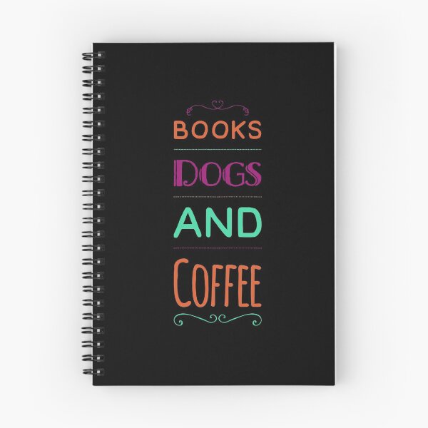 Artikelvorschau, Bücher, Hunde und Kaffee entworfen und verkauft von PetitePeche.