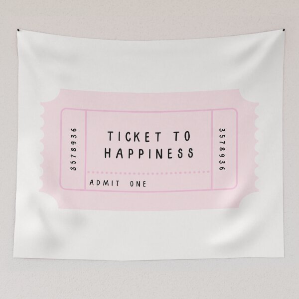 Item preview, Ticket to Happiness designed and sold by alwayselle.