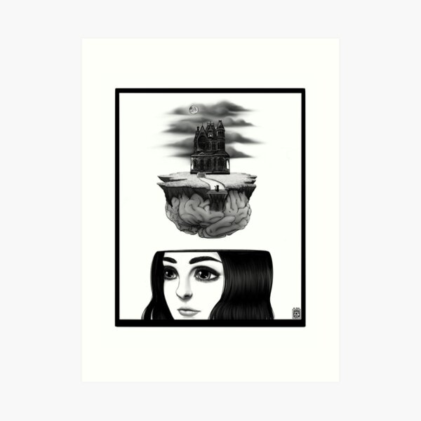 Haunted State of Mind Art Print
