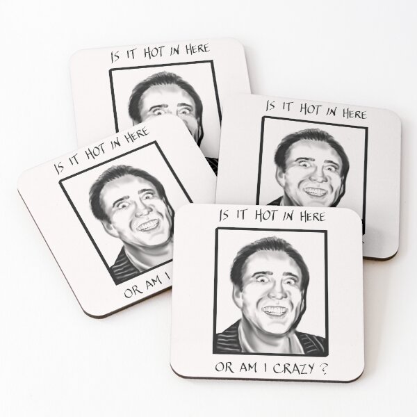 Item preview, Nicholas Cage Crazy Face designed and sold by Jason Flannery.
