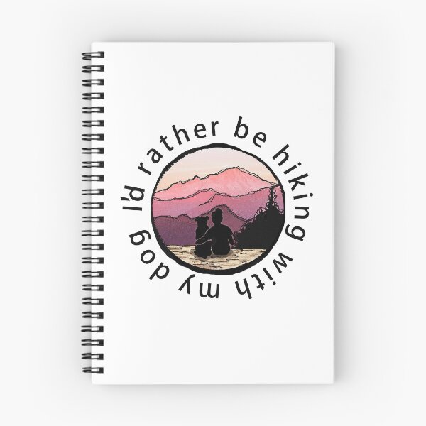 Item preview, I'd Rather Be Hiking With My Dog designed and sold by PawPrintsDesign.