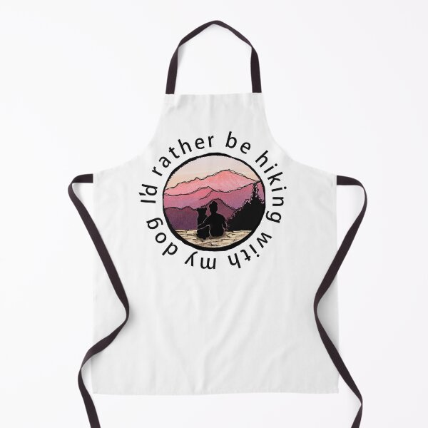 Item preview, I'd Rather Be Hiking With My Dog designed and sold by PawPrintsDesign.