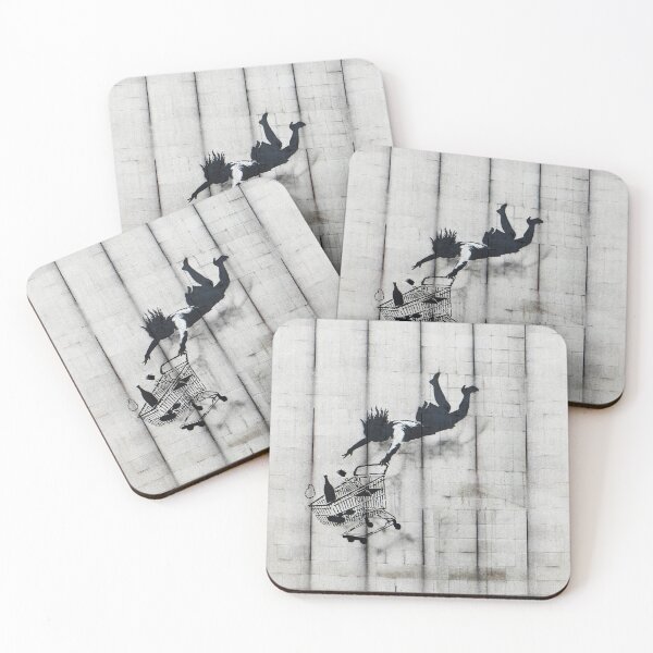 Item preview, BANKSY Trolley Falling designed and sold by WE-ARE-BANKSY.
