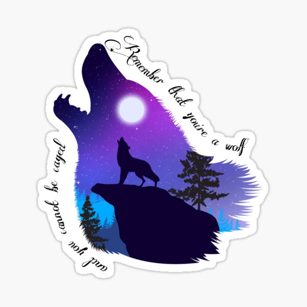 Item preview, ACOTAR series remember that you're a wolf designed and sold by Booksshack.