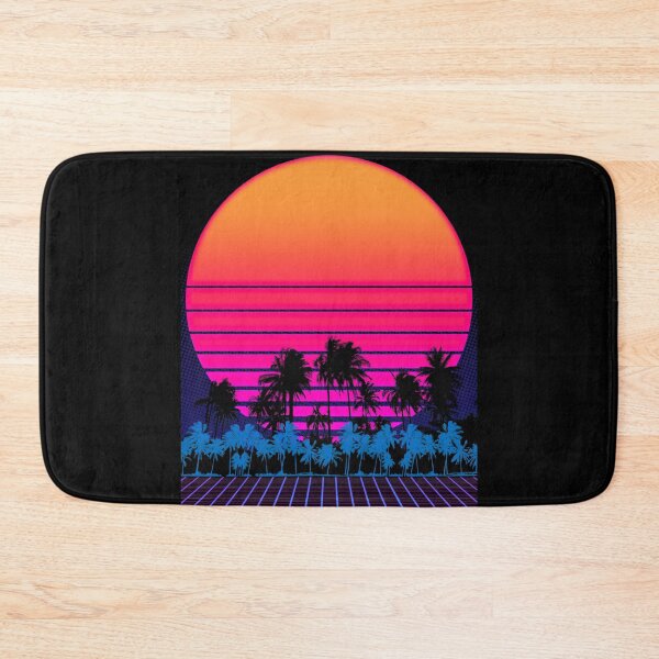 Item preview, 80s Vaporwave Retro Palm trees Sunset designed and sold by Radarek1989.