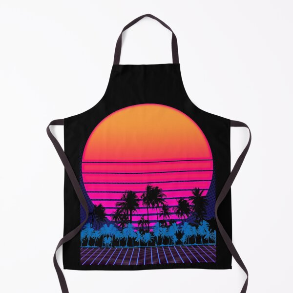 Item preview, 80s Vaporwave Retro Palm trees Sunset designed and sold by Radarek1989.